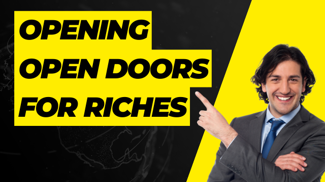 Opening Open doors for Riches